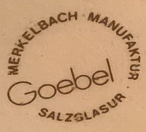 Sygnatura Merkelbach Manufaktur Goebel Salzglazur