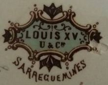 Sygnatura Louis XV Sarreguemines