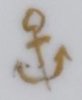 Gold anchor mark