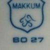 Współczesna sygnatura Makkum