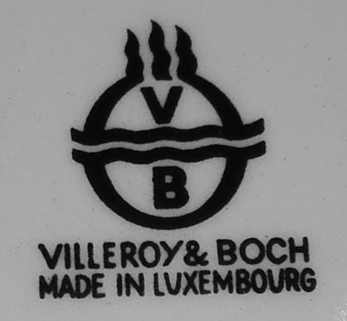 villeroy boch 1960s made in luxembourg mark