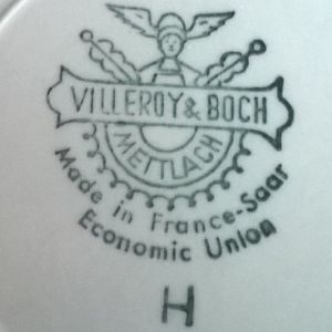 Talerz Villeroy & Boch France Saar Economic Union