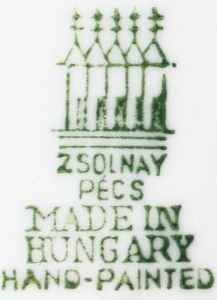 Zsolnay Pecs mark
