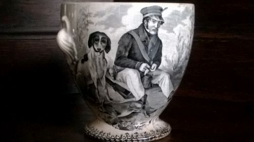 Antique transferware cup