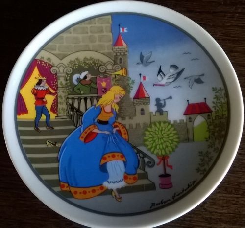 Barbara Furstenhofer fairy tale miniature plate
