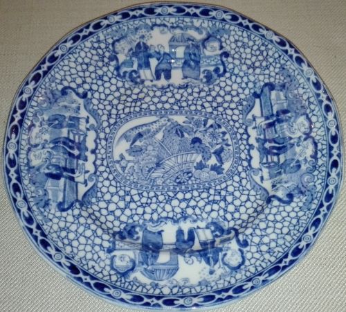 William Adams chinese pattern plate