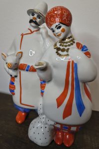 Soviet, Kiev porcelain figurine, I loved a widow